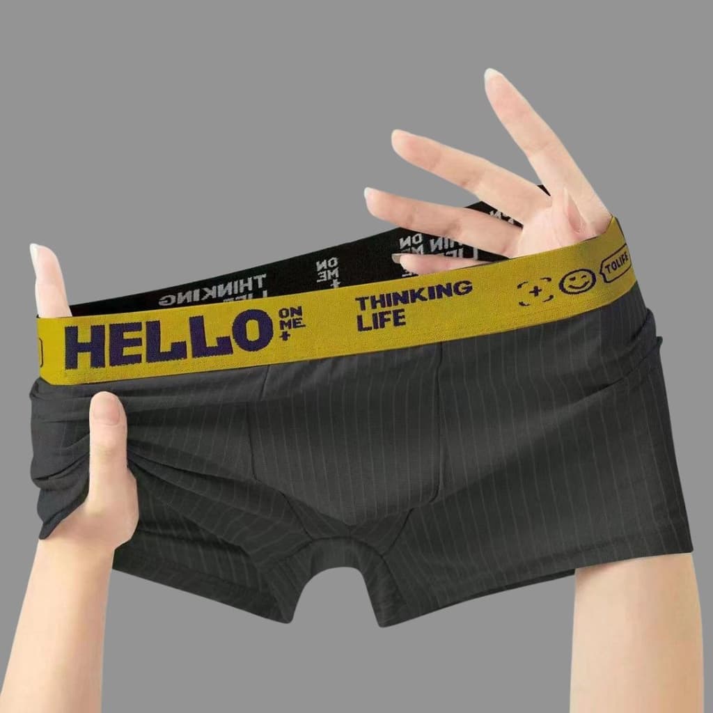กางเกงในบ็อกเซอร์ Boxer Trunks เนื้อผ้านิ่ม สวมใส่สบาย ระบายอากาศได้ดี Size L-4XL รูปที่ 8