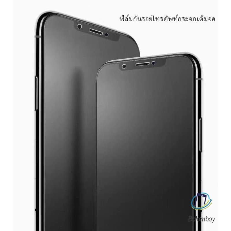 ฟิล์มเซรามิก แบบด้าน/ใส ตกไม่แตก บิดได้งอได้ สำหรับ 15 15 Pro 14 Pro Max 13 Pro 12 Pro 11 Pro Max 11 XS Max/XR/X/8/7/6 รูปที่ 3