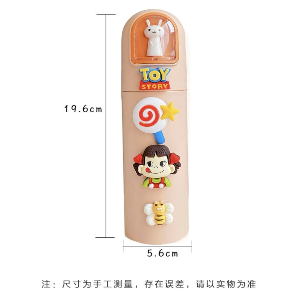ถ้วยใส่ยาสีฟัน แปรงสีฟัน ลายการ์ตูนน่ารัก แบบพกพา สําหรับเด็ก รูปที่ 8