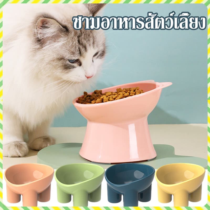 YTL CODชามอาหารสัตว์เลี้ยง ชามอาหารหมา มีขอบยางกันลื่น รูปที่ 1