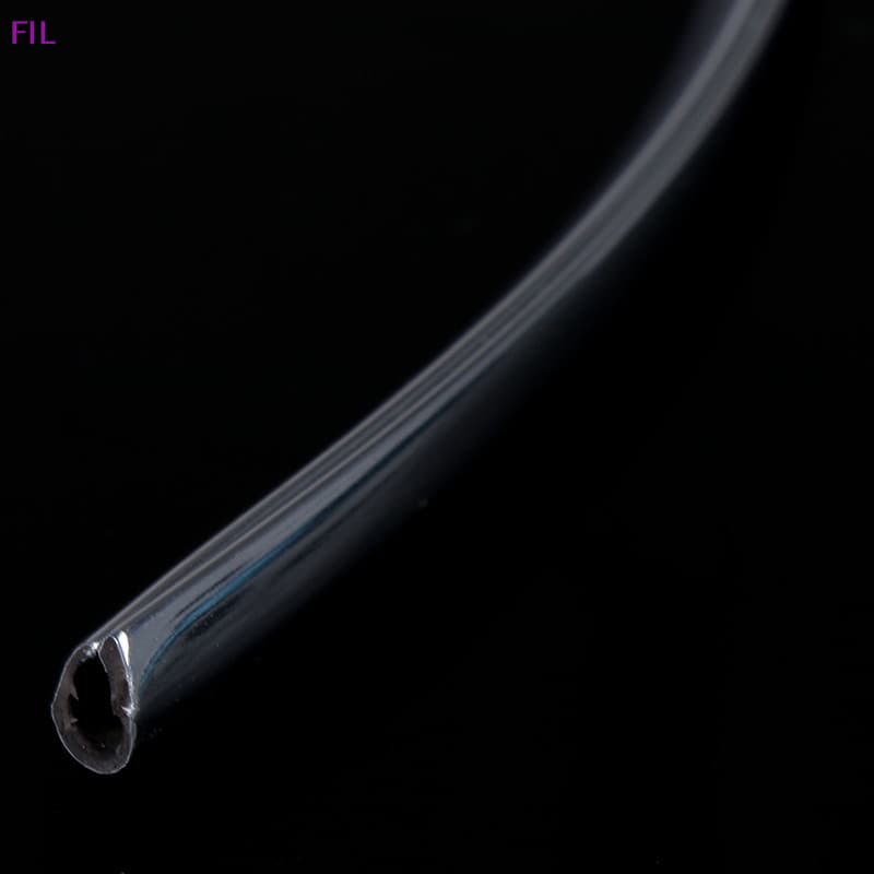 FIL 1 ม้วน 6M รถประตู Moulding Strip Chrome รถประตูขอบ Moulding Trim Strip รูปที่ 4