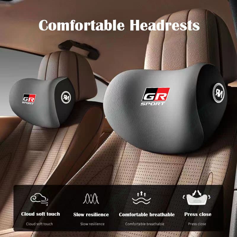 หมอนรองคอเมมโมรี่โฟม ดัดแปลง สําหรับรถยนต์ Toyota GR Veloz Raize Vios Avanza รูปที่ 4