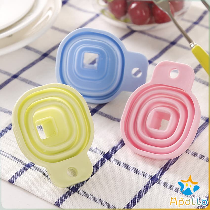 Apollo กรวยซิลิโคน พับเก็บประหยัดพื้นที่ พกพาสะดวก Silicone funnel รูปที่ 8