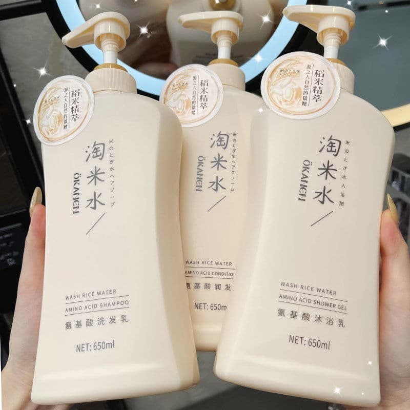 Okanen Shampoo O'galini Taomi Water Amino Acid แชมพูสระผม ครีมนวดตัว ให้ความชุ่มชื้น ผู้ชาย ผู้หญิง ครอบครัว รูปที่ 4