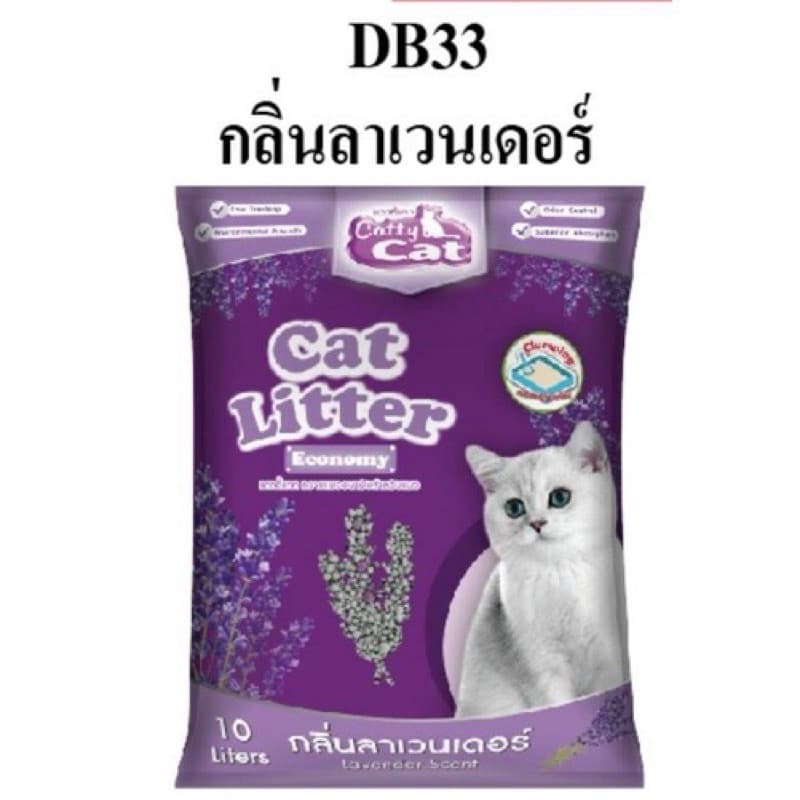 Catty Cat ทรายอนามัยสำหรับแมว ขนาด 10 ลิตร มีหลายกลิิ่น รูปที่ 4