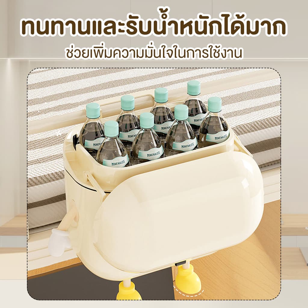 ถังขยะพลาสติก ติดผนัง พร้อมฝาปิด ถังขยะแขวน สําหรับห้องครัวห้องน้ำ ถังขยะกันน้ำมีฝาปิด ถุงขยะ มีดีไซน์ รูปที่ 5