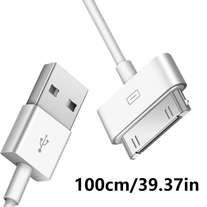 Cou สายชาร์จ USB แบบแข็ง 30Pin สําหรับโทรศัพท์ 4 4s Pad 1 2 3 สายส่งข้อมูล รูปที่ 2