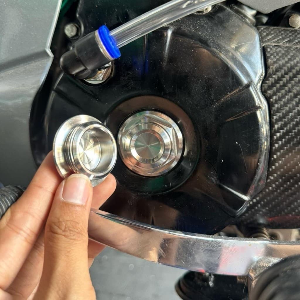 อุดจานไฟ แบบหลบประคองข้อเหวี่ยง สำหรับ W125 ปี 2005-2022 รูปที่ 2