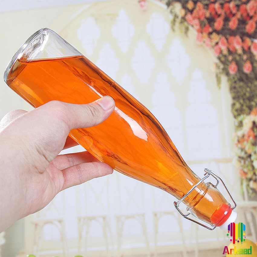 Arkeed ขวดแก้วสุญญากาศพร้อมฝา เก็บน้ำ ขอเหลว Sealed glass bottle รูปที่ 5
