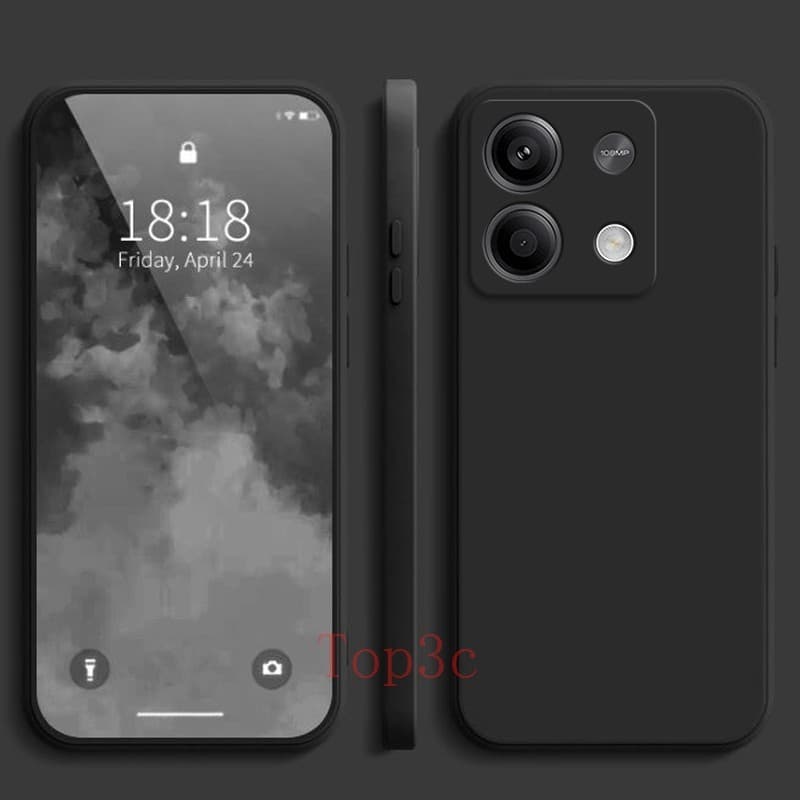 Case Poco M6 Pro/Poco X6/PocoC65/Poco X5 Pro/Poco X5 5G/PocoX6 Pro สีทึบซิลิโคนเหลวป้องกันการตกเคสโทรศัพท์ YT รูปที่ 7