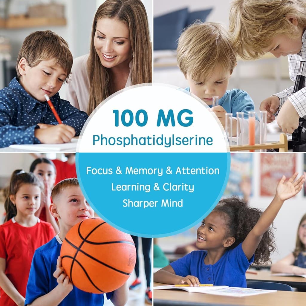 Phosphatidylserine Gummies ส่งเสริมพัฒนาการสมอง เพิ่มความสามารถในการเรียนรู้และสมาธิ รูปที่ 3