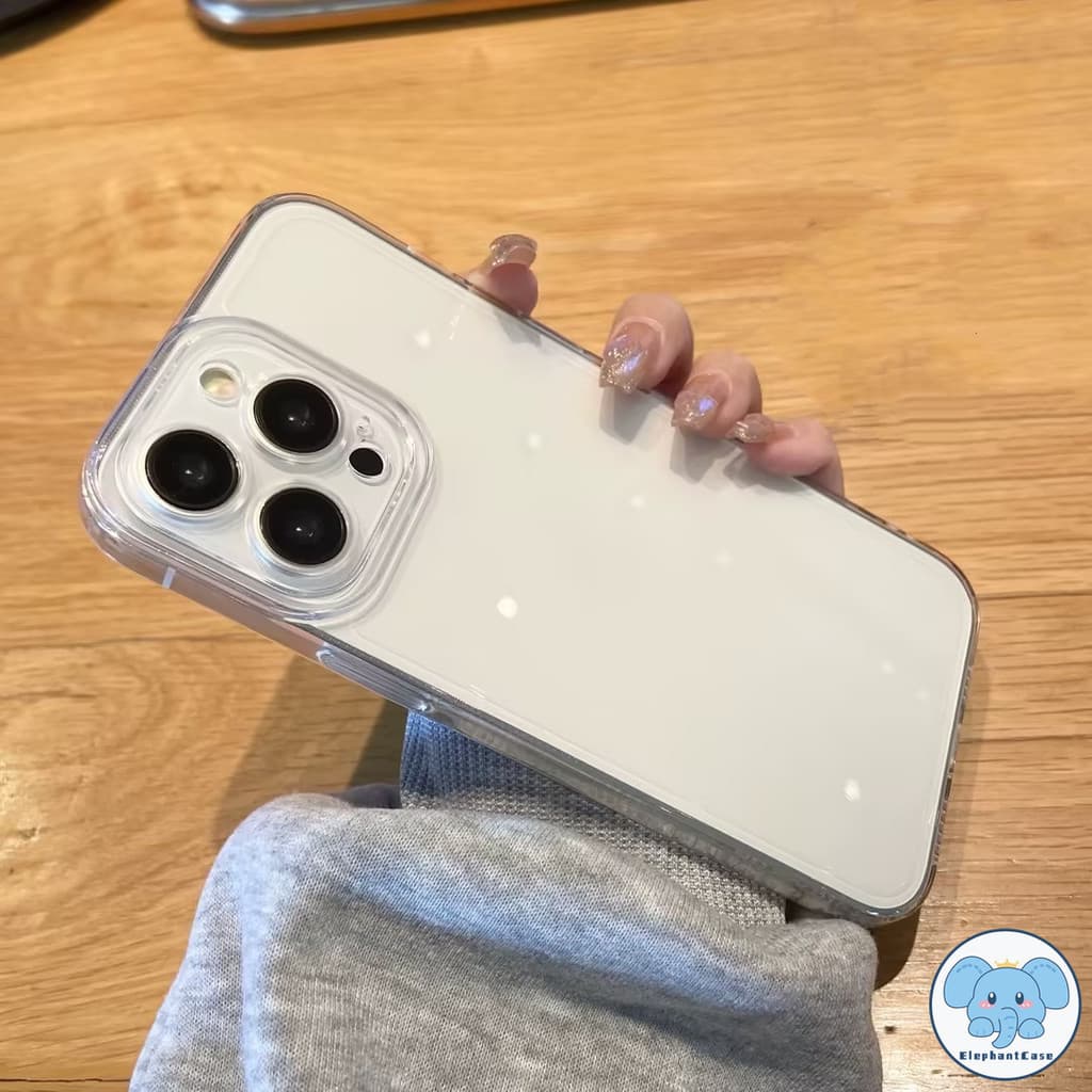 ส่งจากไทยซองกันกระแทกแบบง่ายรองรับสำหรับ iPhone 16 15 11 12 13 14 Pro Max 7 8 6 6s Plus XR X XS Max 14 15 Plus SE 2020 รูปที่ 2