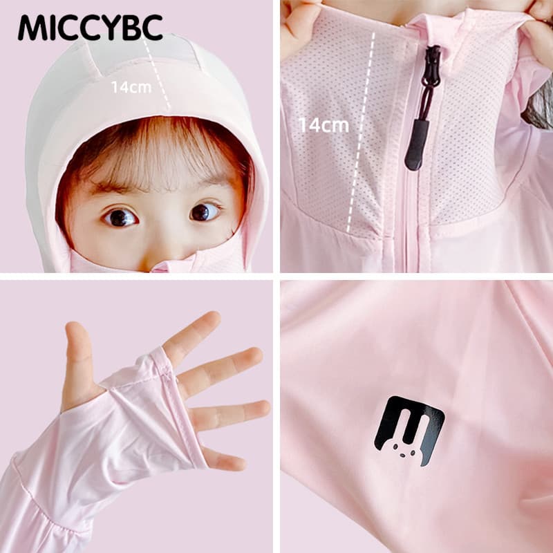 50%Off 3-12 ปี เสื้อแจ็กเก็ต ป้องกันรังสียูวี ป้องกันแดด แฟชั่นฤดูร้อน สําหรับเด็ก เสื้อคลุมกันแดด มีฮู้ด ผ้าเรยอน ระบายอากาศได้ดี ป้องกันรังสีอัลตราไวโอเลต ลายกระต่าย แฟชั่นฤดูร้อน สําหรับเด็กผู้ชาย และเด็กผู้หญิง รูปที่ 8
