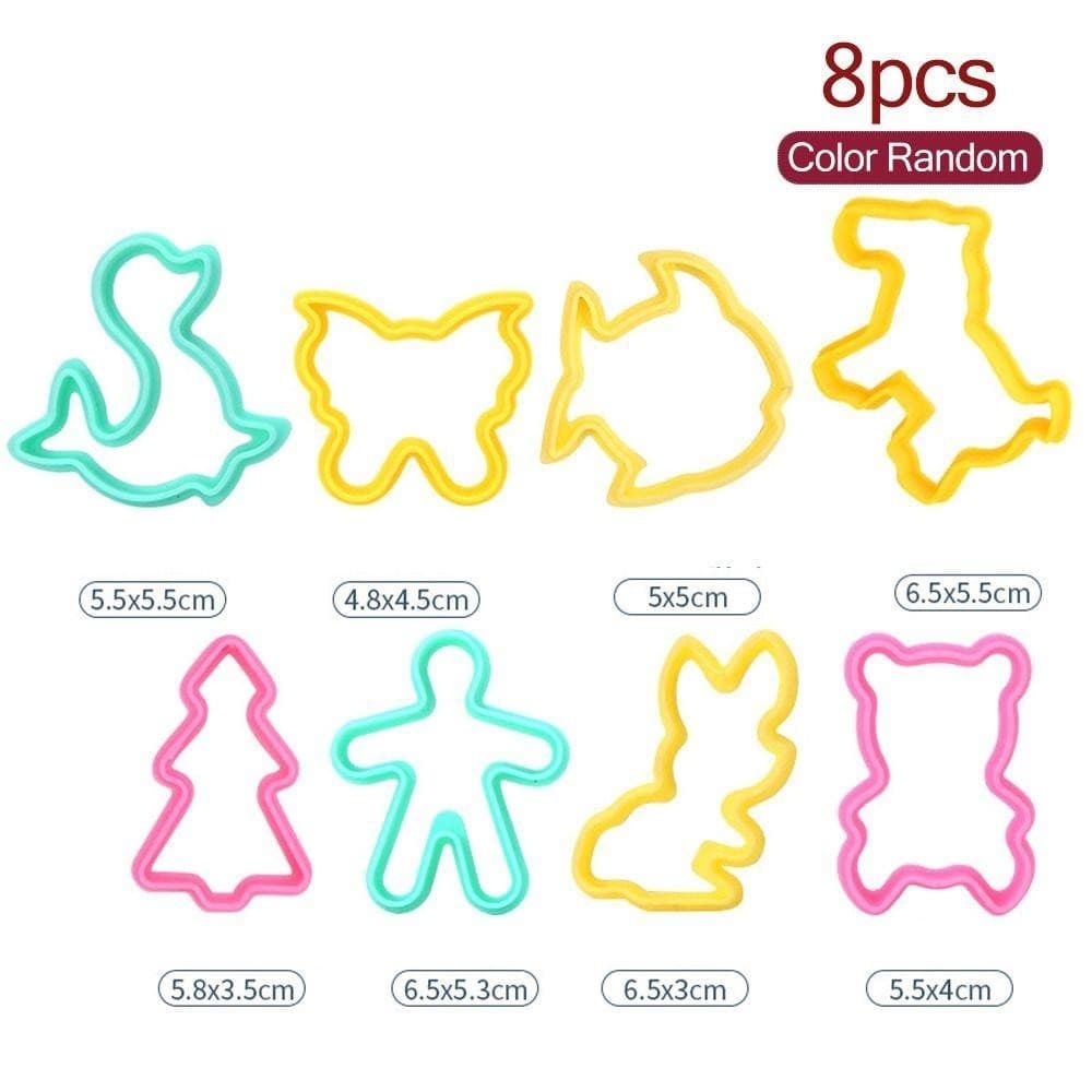 Aomsom Plasticine Mold, DIY Plastic Modeling Clay Accessories, Creative Animal Shape ของเล่นเพื่อการศึกษา เครื่องทําก๋วยเตี๋ยว Play Dough Tool Kit เด็ก รูปที่ 6