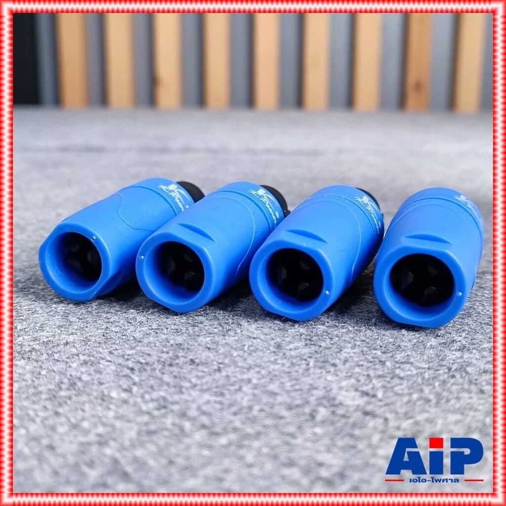 แพ็ค4ตัว K.POWER SPEAKON สีน้ำเงิน สเปคคอนลำโพง ปลั๊กสเปคคอนตู้ลำโพง 4ขั้ว สเปคคอนตัวผู้ เอไอ-ไพศาล รูปที่ 6
