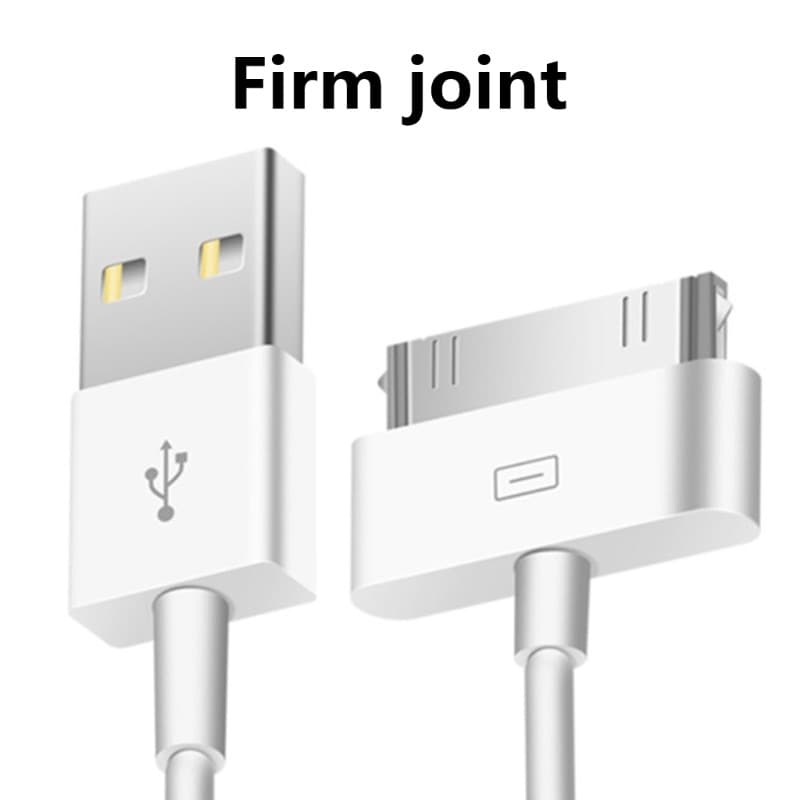 Cou สายชาร์จ USB แบบแข็ง 30Pin สําหรับโทรศัพท์ 4 4s Pad 1 2 3 สายส่งข้อมูล รูปที่ 7