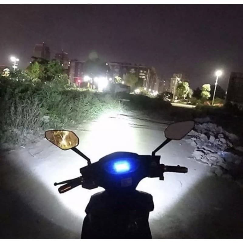 หลอดไฟหน้า มอเตอร์ไซค์ LED 6ชิป M:02E หลอดไฟหน้า M6 flash ราคาขาย รูปที่ 7