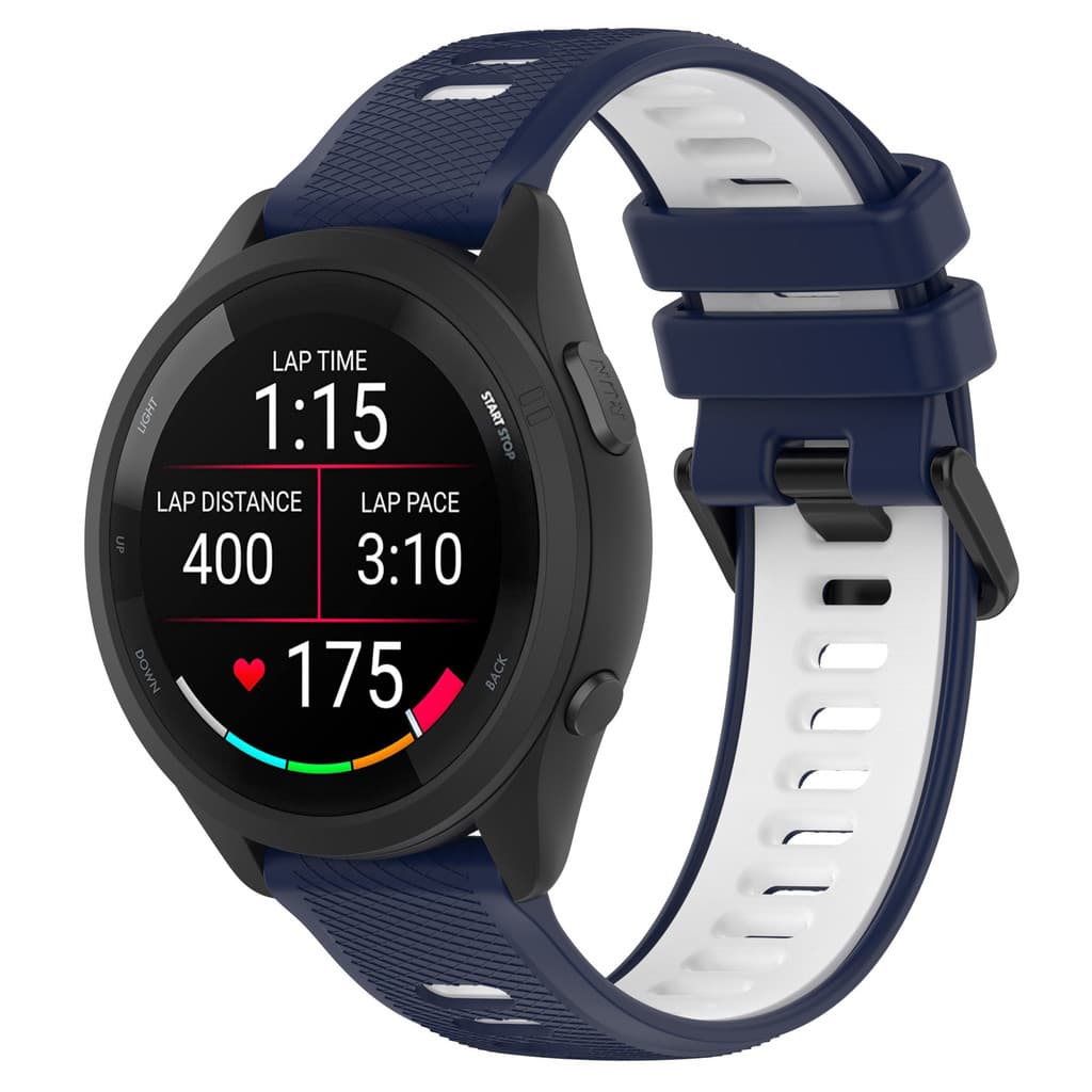 สายนาฬิกาgarmin265/265s/255/255s/245/245s/165/55/venu2/venu2s/venu3/venu3s/venu2plusสองสีชลิโคน รูปที่ 6