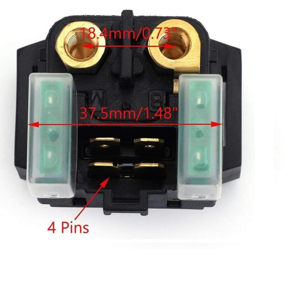 รีเลย์สตาร์ทninja250,ninja300,ninja400,ninja650,z250,z300,z400,z650,er6n,versys300,versys650 เทียบตรงรุ่นไม่ต้องสลับขั้ว รูปที่ 7