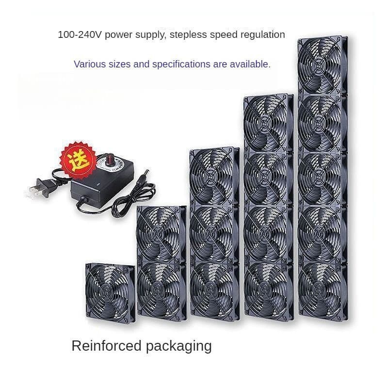 พัดลมระบายความร้อน ความเร็วสูง พัดลมระบาย cooling fan 220v 12 ซม. SLQ4 รูปที่ 8