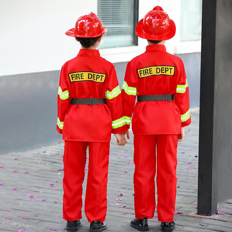 ชุดนักดับเพลิงเด็ก ใส่สบาย ระบายอากาศได้ดี เหมาะสำหรับเด็กทุกเพศ รูปที่ 5