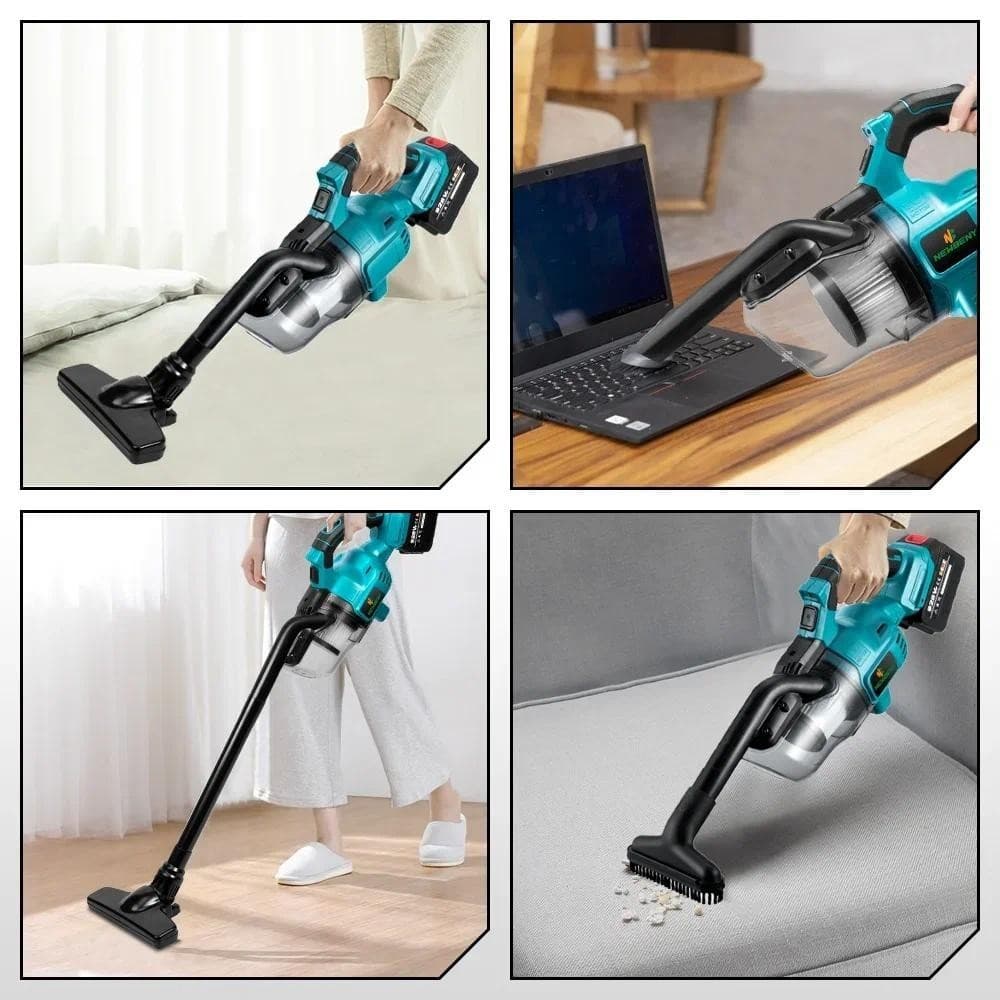 4in1 เครื่องดูดฝุ่นไฟฟ้าไร้สาย 1000W 18V เครื่องดูดฝุ่นในรถยนต์ภายในบ้าน แบบพกพา สําหรับ Makita รูปที่ 4