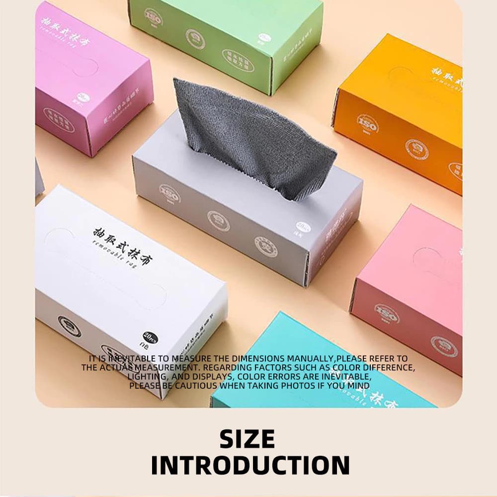 ผ้าทำความสะอาดในครัว 20ชิ้น1กล่อง ผ้าไมโครไฟเบอร์ ผ้าซับน้ำได้ดี สำหรับใช้ในครัว ผ้าเช็ดครัว สำหรับล้างจาน รูปที่ 2