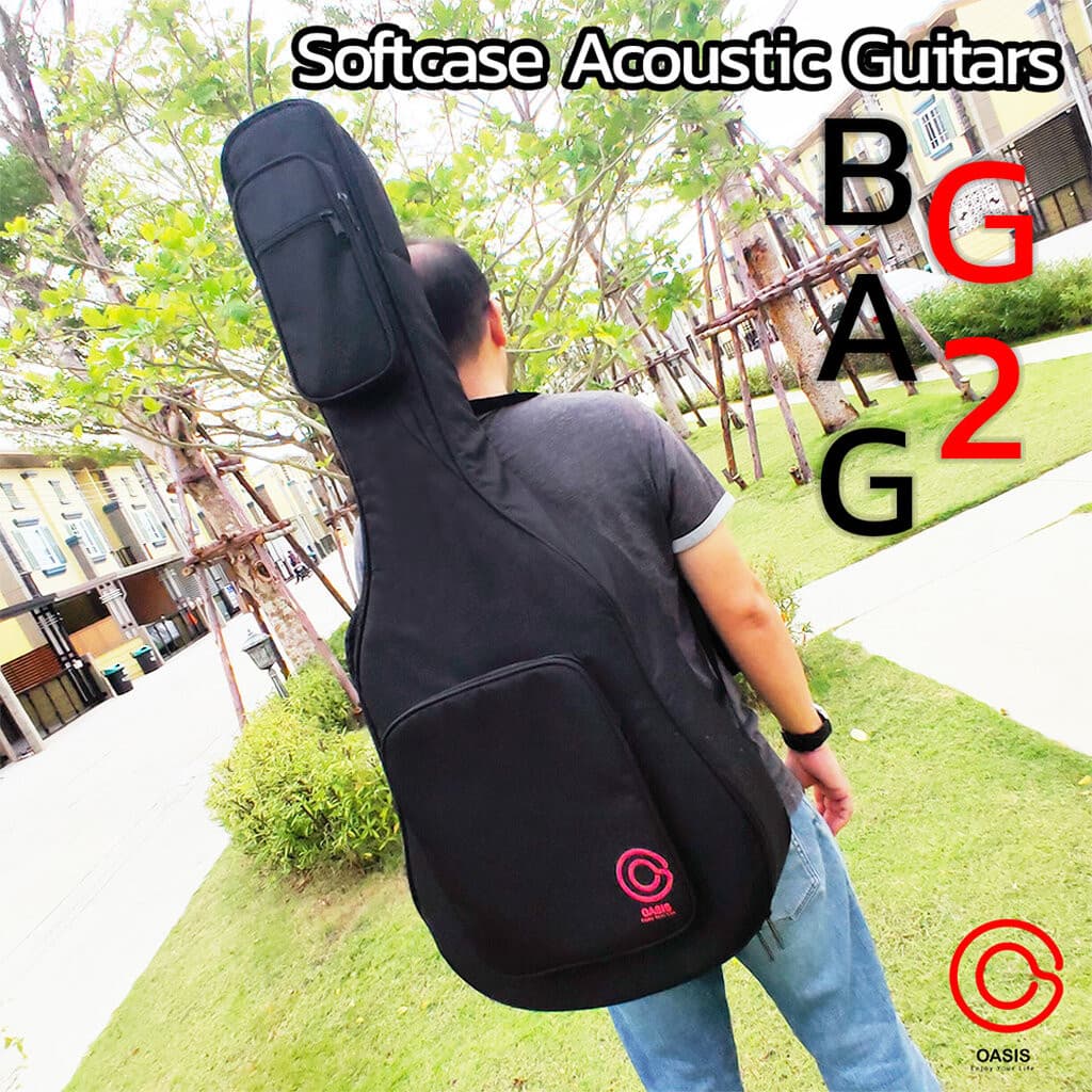 มีส่งด่วน กระเป๋ากีตาร์โปร่ง 41 นิ้ว OASIS BAG-G2 กระเป๋ากีต้าร์โปร่ง 41 นิ้ว บุฟองน้ํา Softcase BAG-G5 รูปที่ 8