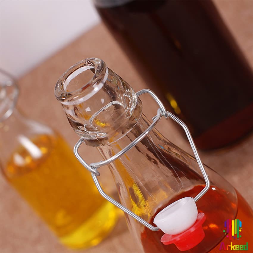 Arkeed ขวดแก้วสุญญากาศพร้อมฝา เก็บน้ำ ขอเหลว Sealed glass bottle รูปที่ 7