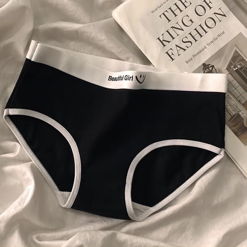 #059 กางเกงชั้นใน ผ้าฝ้าย ระบายอากาศ สวม ใส่สบาย ผ้านิ่มมาก Underwear กางเกงใน ผู้หญิง น่ารัก ผู้หญิง เสื้อ รูปที่ 5