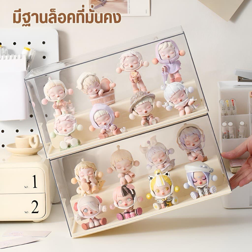 กล่องโมเดล ชั้นวางโมเดล อคริลิค กล่องฟิกเกอร์ ตู้โมเดล ตู้โชว์ตุ๊กตา รูปที่ 2
