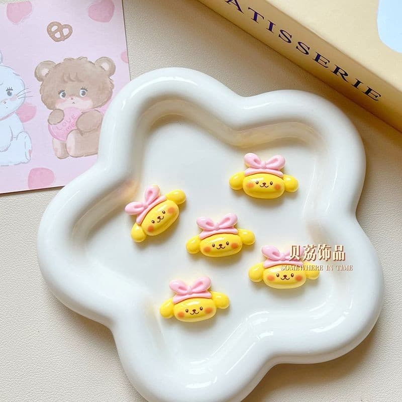สติกเกอร์เรซิ่น รูปซานริโอ้ แวววาว สําหรับทําเครื่องประดับ ติดเคสโทรศัพท์ กิ๊บติดผม ถ้วยน้ํา รองเท้า diy รูปที่ 9