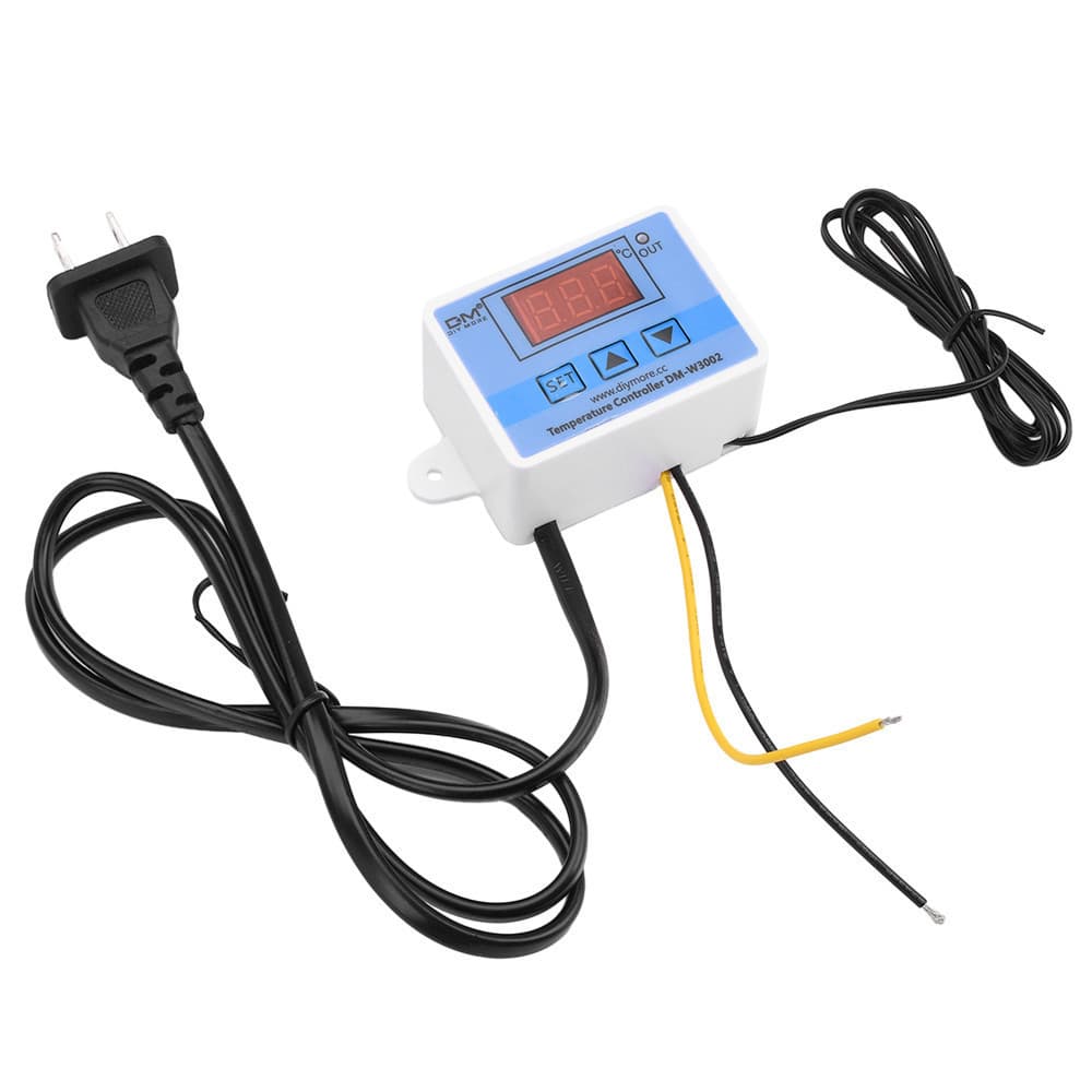 XH-W3002 AC 110-220V อุปกรณ์เทอร์โมมิเตอร์ดิจิตอลสําหรับควบคุมอุณหภูมิมีไฟ รุ่นอัพเกรดพร้อมปลั๊ก รูปที่ 4