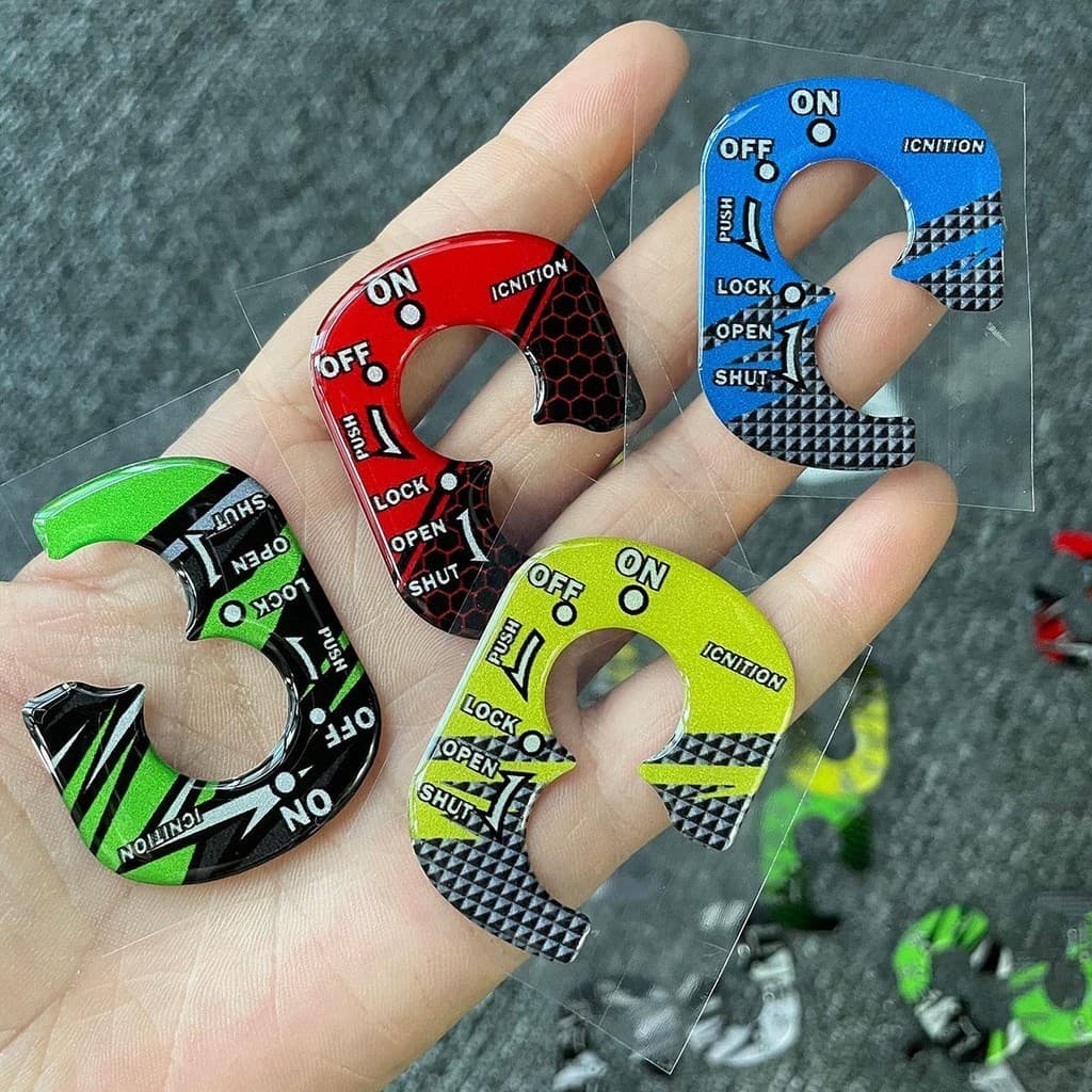 3D สติ๊กเกอร์ตกแต่งเบ้ากุญแจ WAVE110i /WAVE125i/Super Cup/Honda Dream Honda Beat Vario Pcx V1 V2 รถจักรยานยนต์ รูปที่ 4