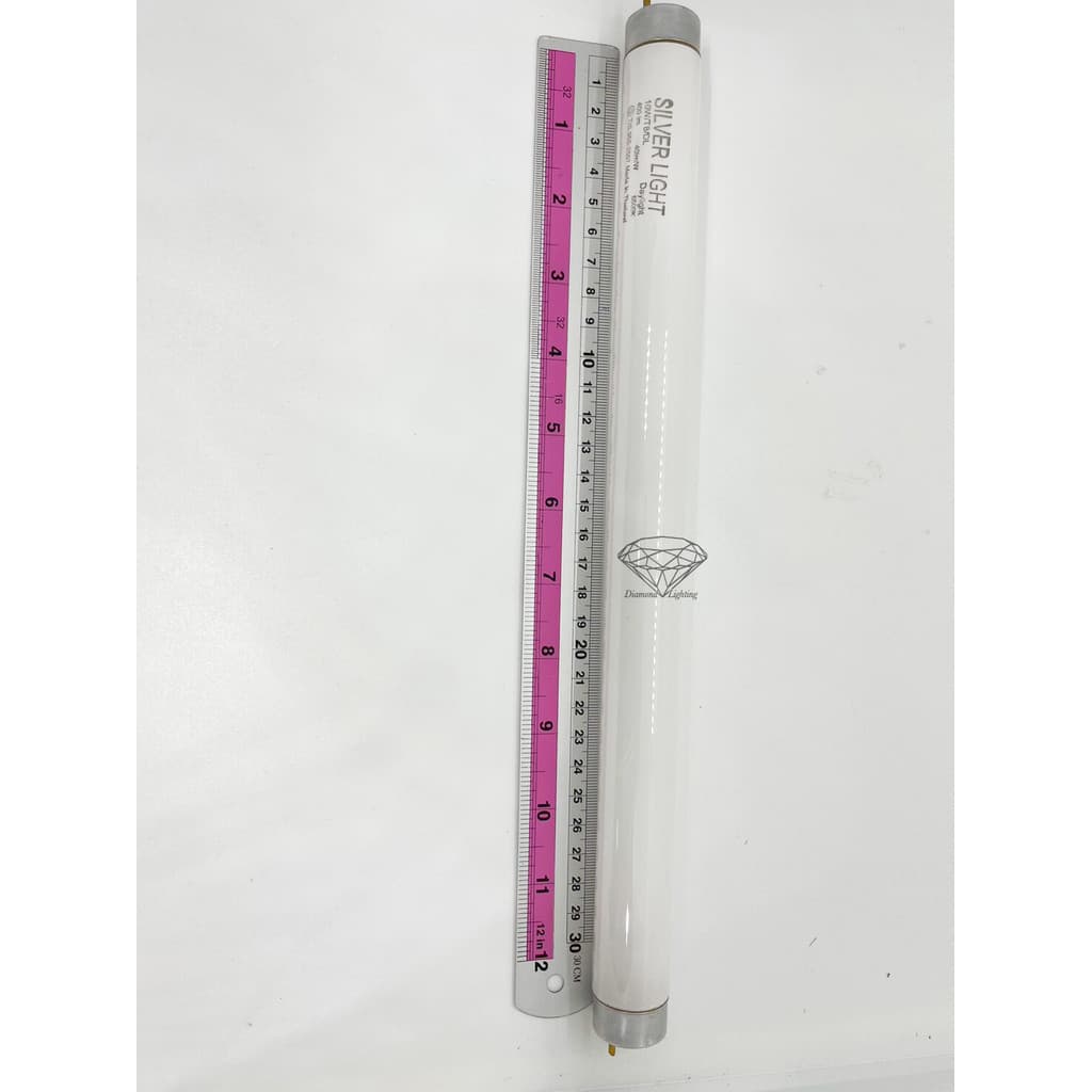 หลอดนีออนฟลูออเรซเซนส์ T8 10W Silver Light ยาว 33CM แสงขาว Day Light รุ่น Eco รูปที่ 3