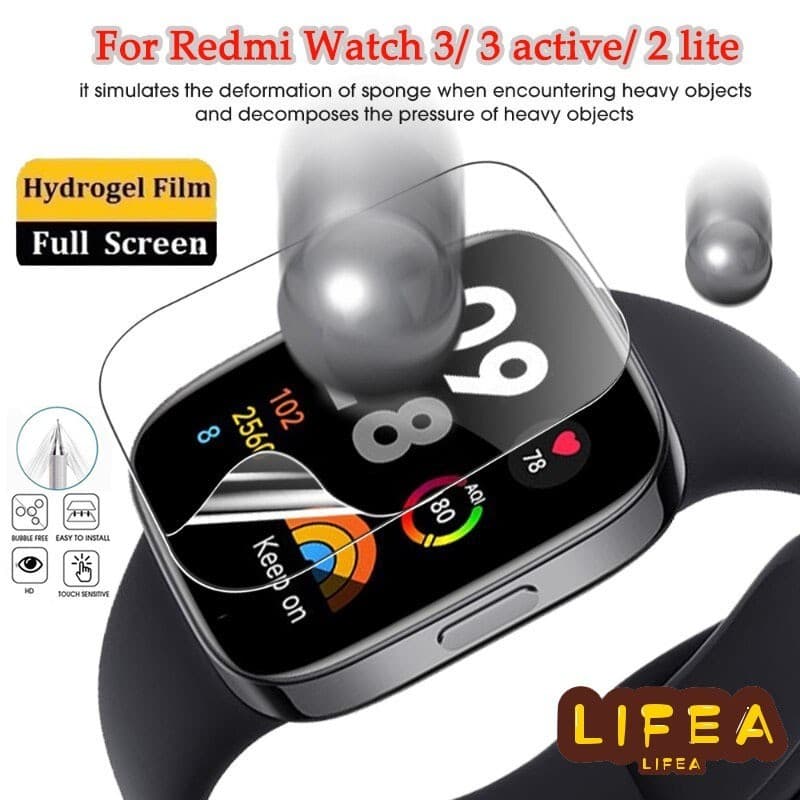สําหรับ Redmi Watch 2 Lite 3D ฟิล์มป้องกัน ขอบเต็ม HD Redmi Watch 3 active ฟิล์มนุ่ม ป้องกันรอยขีดข่วน ป้องกันหน้าจอ รูปที่ 2