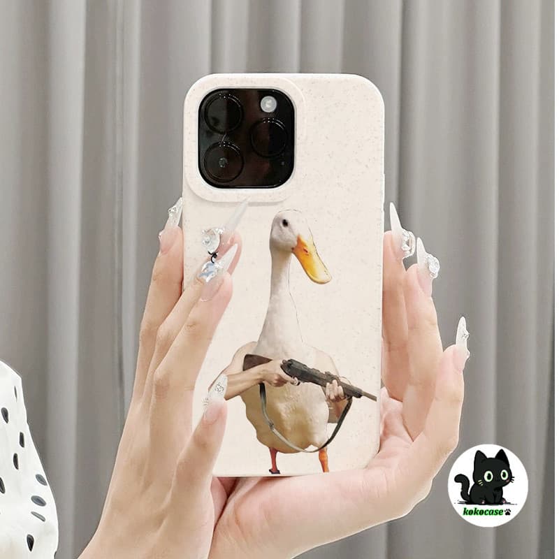 GOOD CASEสินค้า1บาท IPHONE11 14 13 12 15 Pro Max X XR XSMAX 14 7 Plus เคสโทรศัพท์มือถือการ์ตูนกันกระแทกไก่และเป็ดปลอม รูปที่ 5