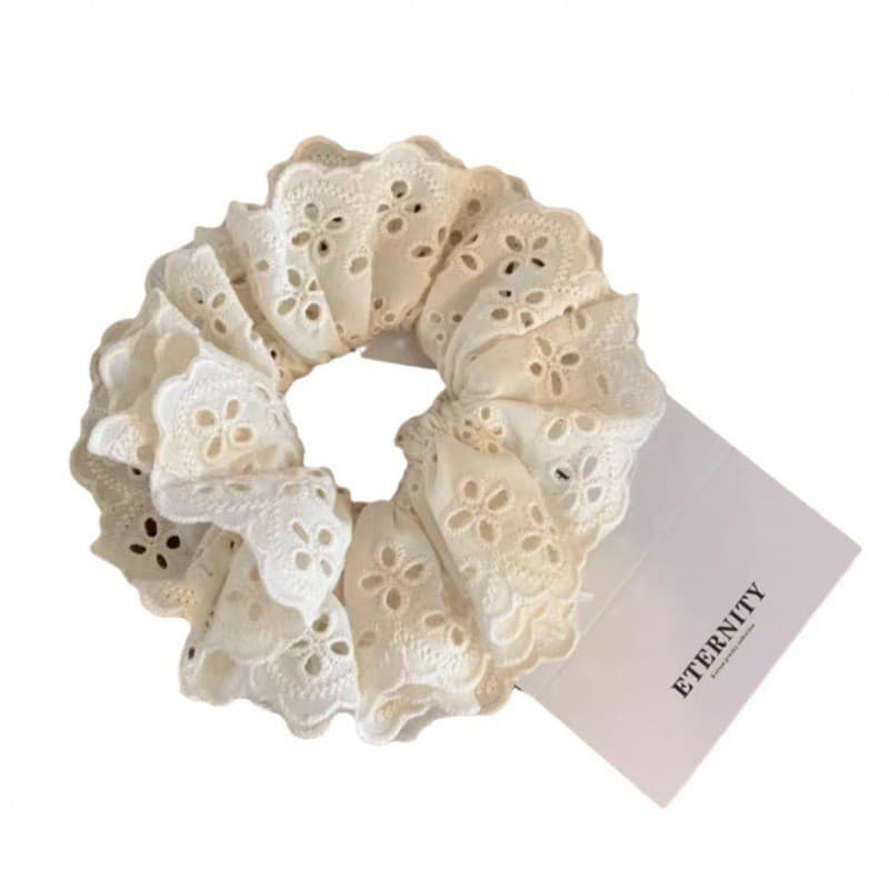 Ins Ballet Style Lace Lace Scrunchy Hair Tie รูปที่ 5