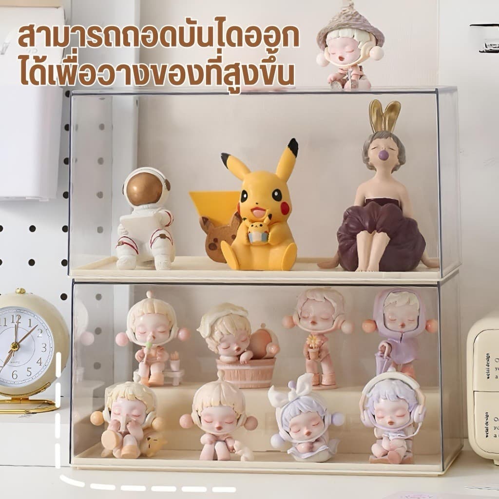 กล่องโมเดล ชั้นวางโมเดล อคริลิค กล่องฟิกเกอร์ ตู้โมเดล ตู้โชว์ตุ๊กตา รูปที่ 5