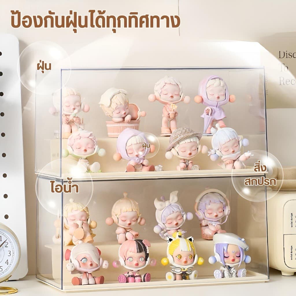 กล่องโมเดล ชั้นวางโมเดล อคริลิค กล่องฟิกเกอร์ ตู้โมเดล ตู้โชว์ตุ๊กตา รูปที่ 6