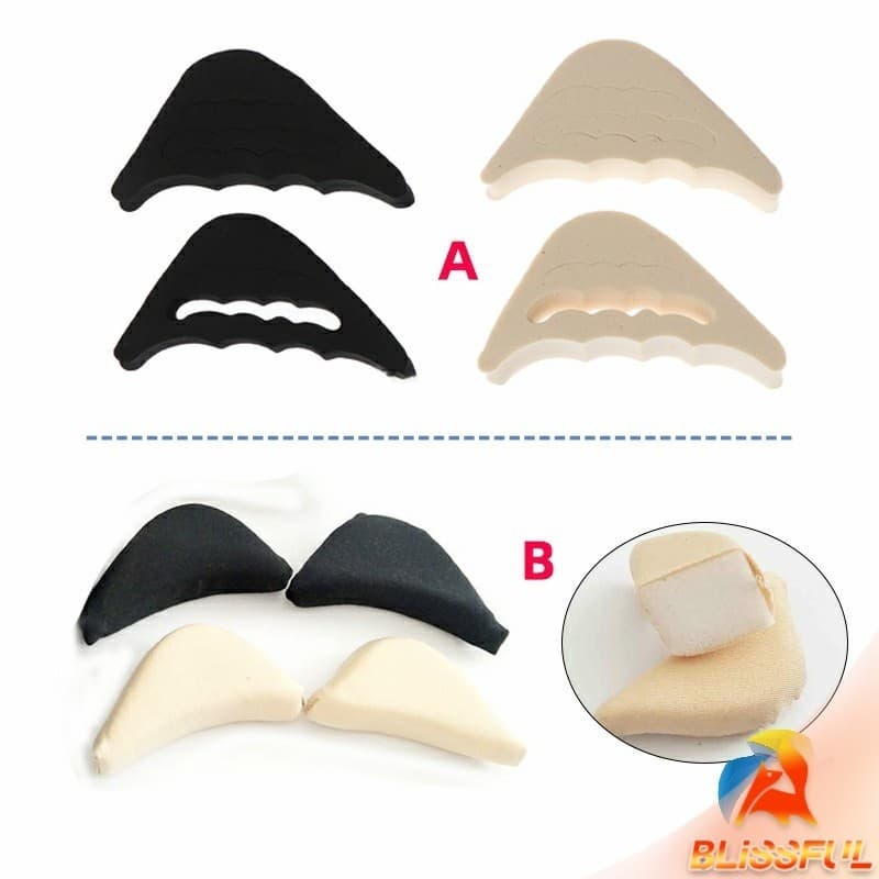 B.F ฟองน้ำกันหลวม สามารถปรับขนาดได้ เกรด A ไม่ยุบ ไม่ย้วย แพ็ค1คู่ pad for shoe size adjustmen รูปที่ 7