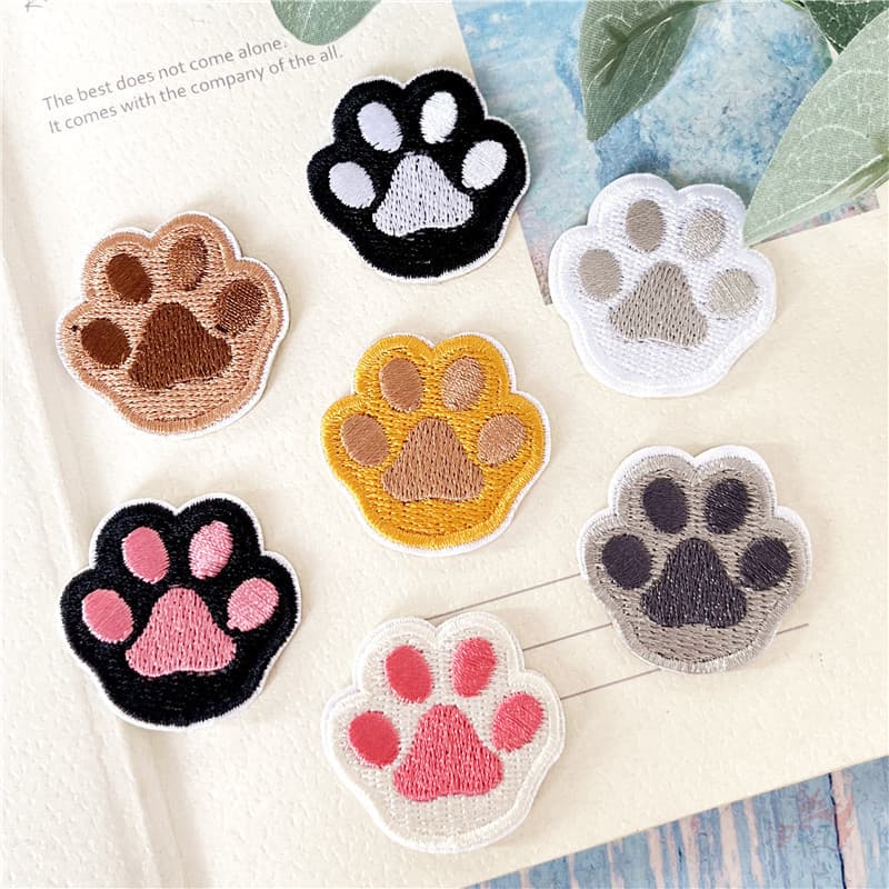 แผ่นสติกเกอร์ Q Claws มีกาวในตัว สําหรับติดตกแต่ง แผ่นแพทช์รีดติดเสื้อ สําหรับตกแต่งเสื้อผ้า กระเป๋า 1 ชิ้น รูปที่ 9