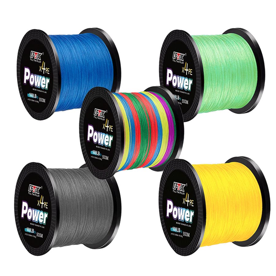 สายเอ็นตกปลา PE แบบถัก 8-80LB 4 เส้น 300 เมตร รูปที่ 9