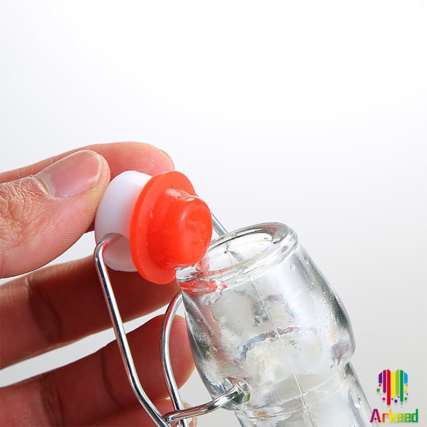 Arkeed ขวดแก้วสุญญากาศพร้อมฝา เก็บน้ำ ขอเหลว Sealed glass bottle รูปที่ 4