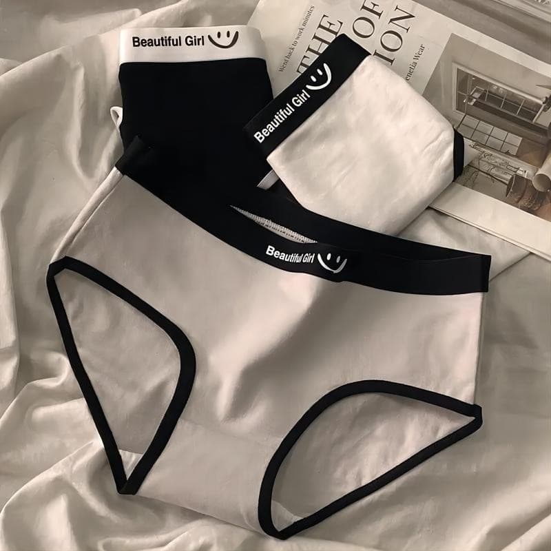 #059 กางเกงชั้นใน ผ้าฝ้าย ระบายอากาศ สวม ใส่สบาย ผ้านิ่มมาก Underwear กางเกงใน ผู้หญิง น่ารัก ผู้หญิง เสื้อ รูปที่ 7