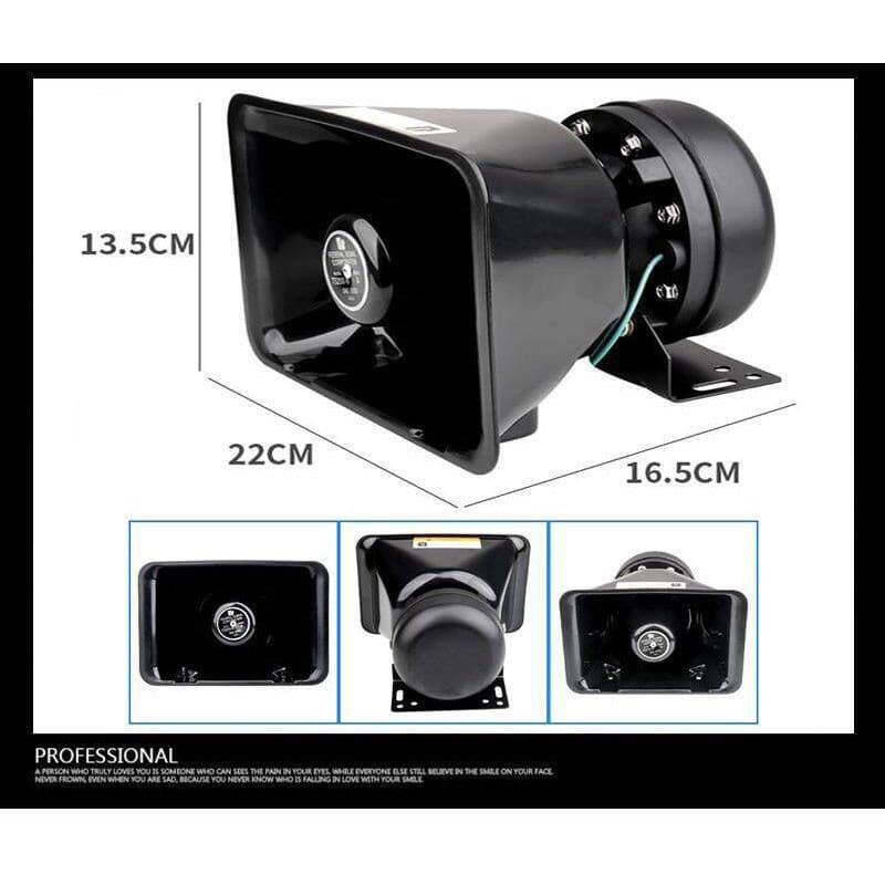 กล่องเสียง CJB 200W Siren ดังสนั่น ไซเรน กู้ภัย 12V 24V รูปที่ 8