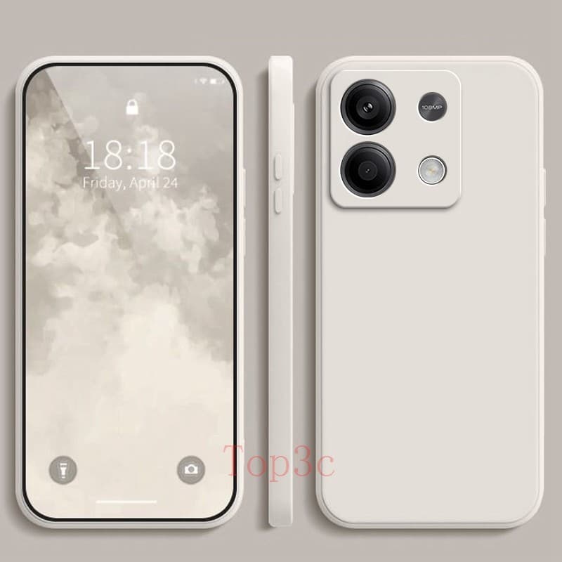 Case Poco M6 Pro/Poco X6/PocoC65/Poco X5 Pro/Poco X5 5G/PocoX6 Pro สีทึบซิลิโคนเหลวป้องกันการตกเคสโทรศัพท์ YT รูปที่ 9
