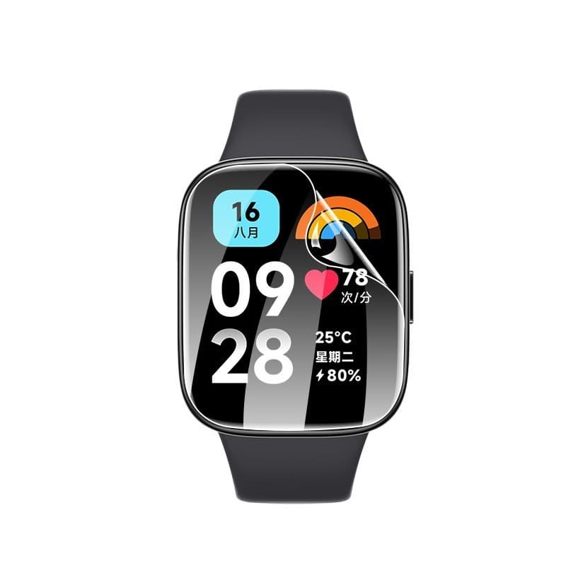 สําหรับ Redmi Watch 2 Lite 3D ฟิล์มป้องกัน ขอบเต็ม HD Redmi Watch 3 active ฟิล์มนุ่ม ป้องกันรอยขีดข่วน ป้องกันหน้าจอ รูปที่ 9
