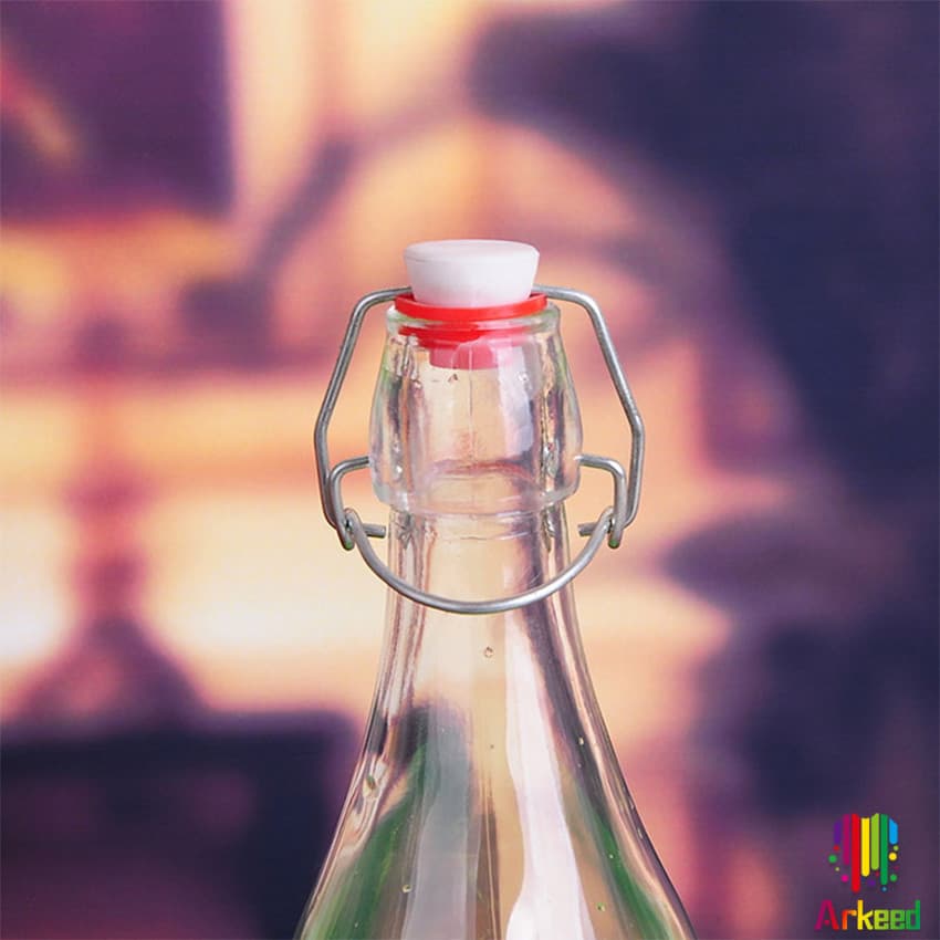 Arkeed ขวดแก้วสุญญากาศพร้อมฝา เก็บน้ำ ขอเหลว Sealed glass bottle รูปที่ 2