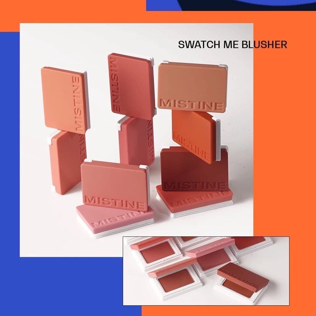 แท้ 100% MISTINE SWATCH ME BLUSHER รูปที่ 3